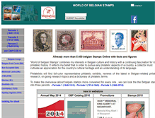 Tablet Screenshot of belgianstamps.eu